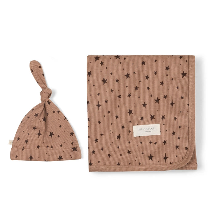 Baby Swaddle Blanket and Hat Set - Starstruck