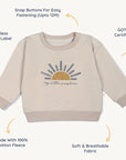 Sweatshirt aus Bio-Fleece - My Little Sunshine