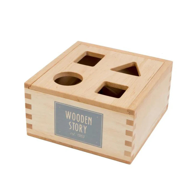 Steckpuzzle geometrische Formen - Regenbogen