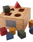 Steckpuzzle geometrische Formen - Regenbogen