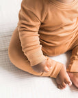 Bio Baby- und Kinder-Jogginghose Cruz in Ingwer
