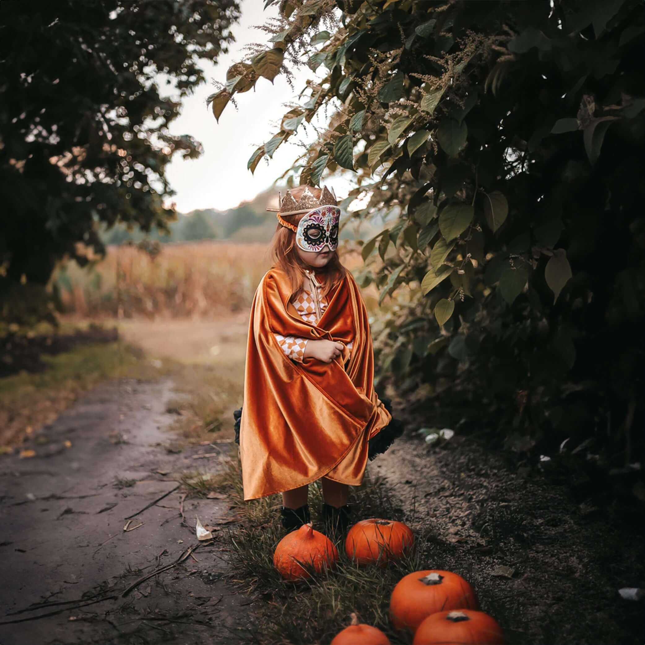 Schädelmaske Farbenfrohes Halloween
