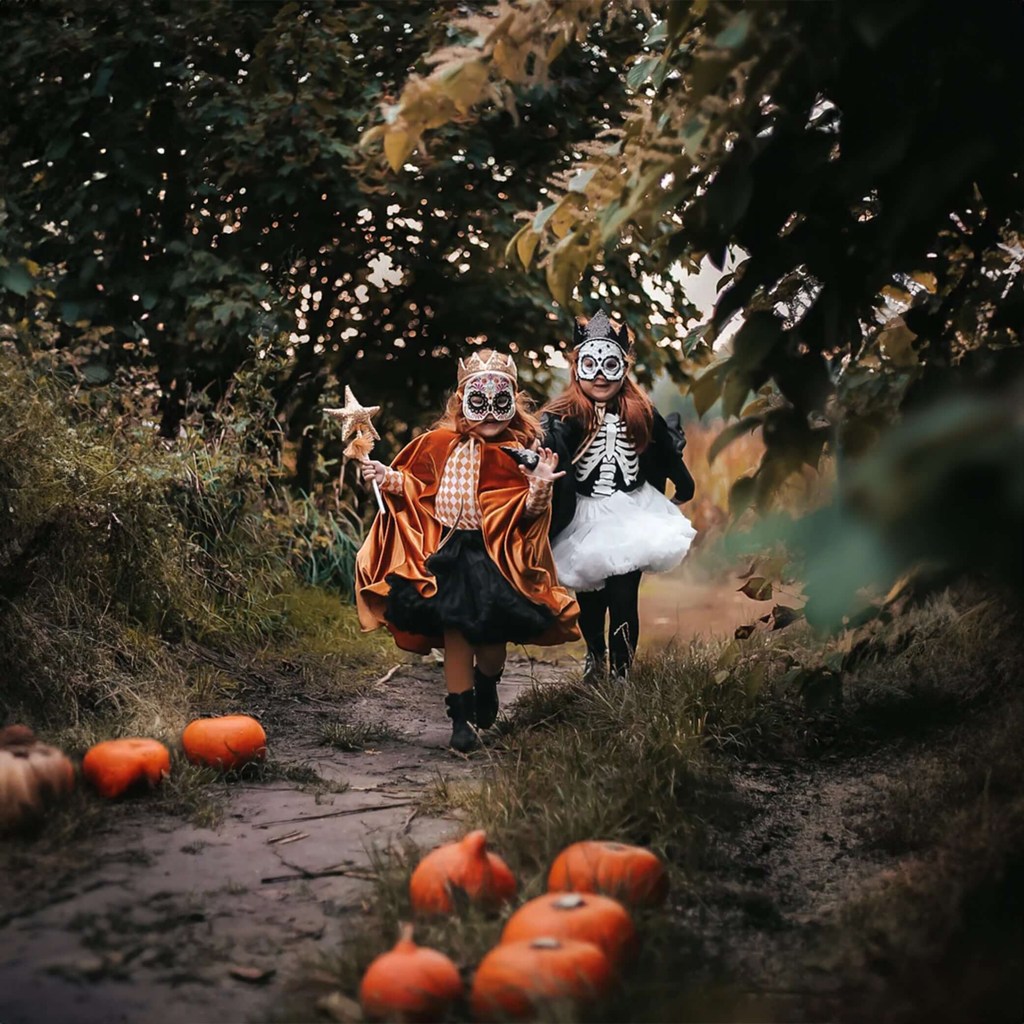 Schädelmaske Farbenfrohes Halloween