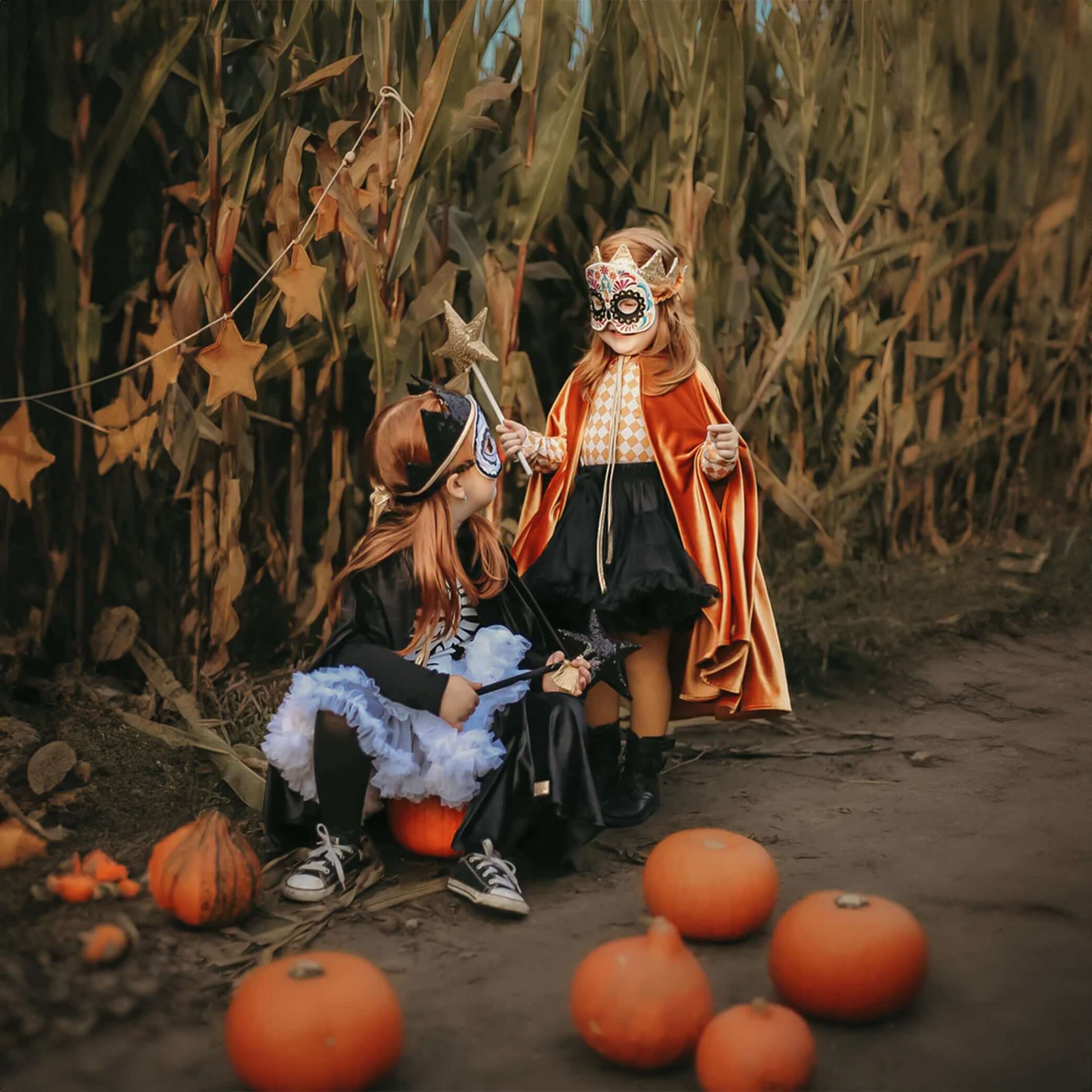 Schädelmaske Farbenfrohes Halloween