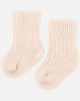 Little Steppe Wollsocken - Weiss