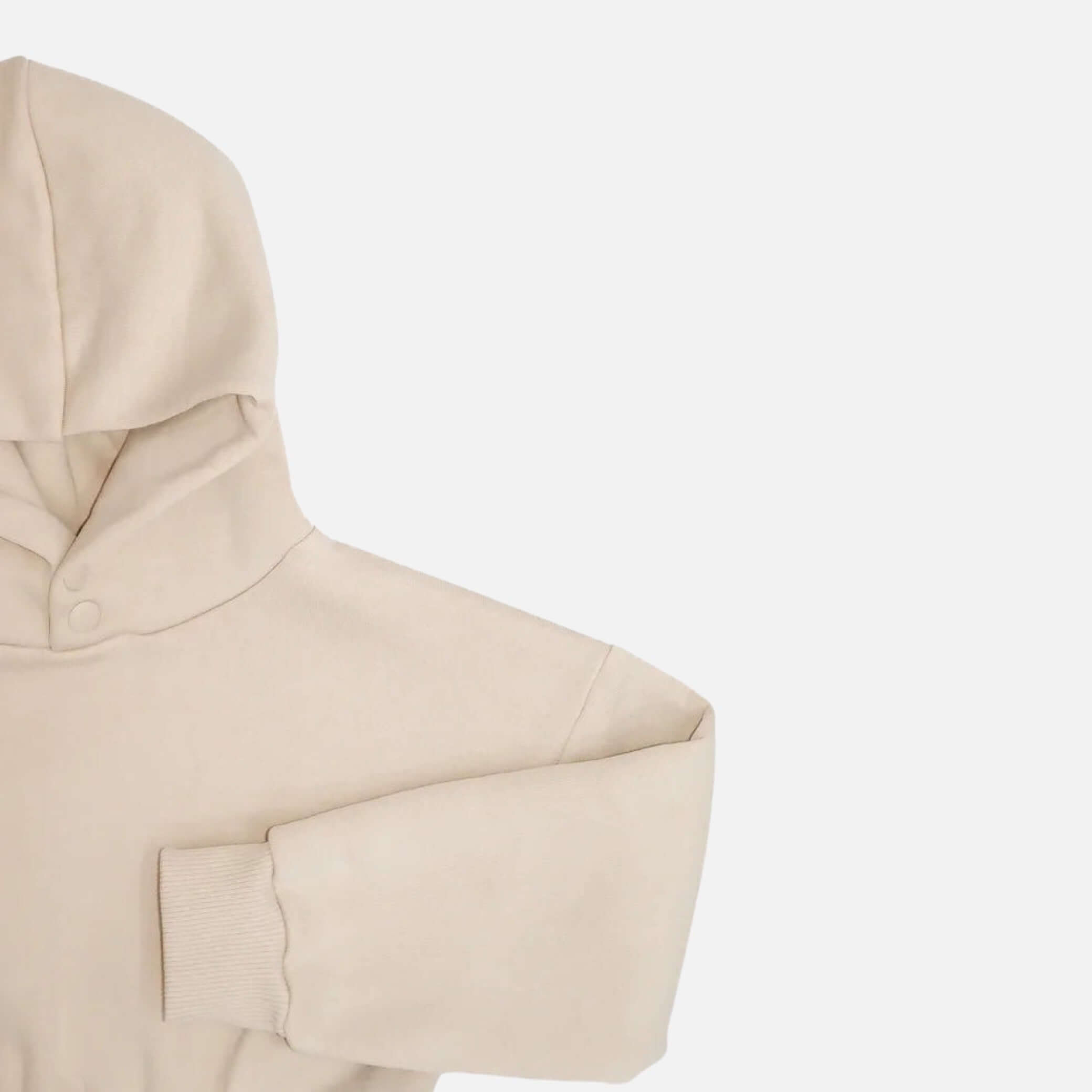 Kleid mit Kapuze - Beige