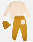 Set tuta in felpa di canguro con cappello