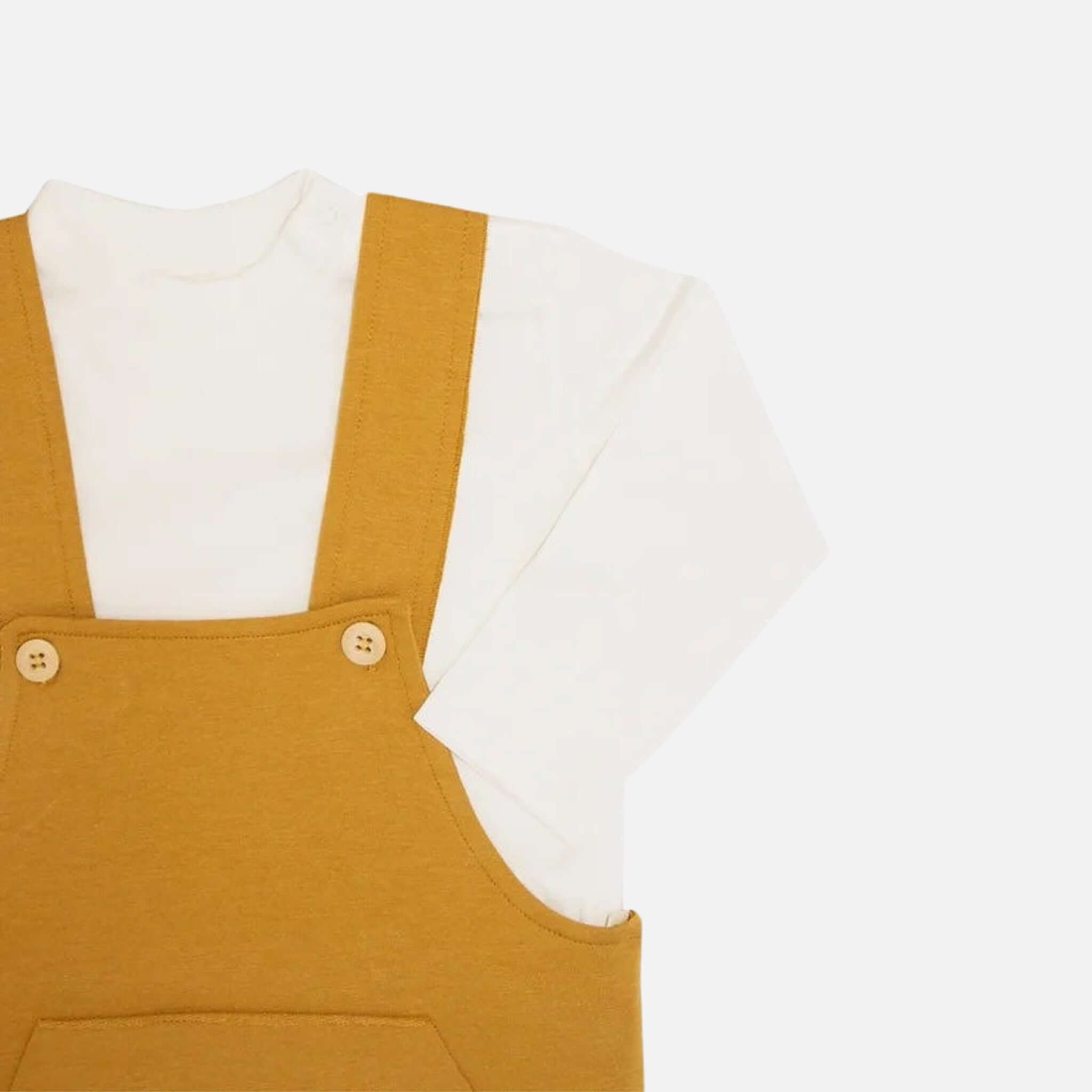 Overall + Pullover aus Bio-Baumwolle