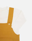 Overall + Pullover aus Bio-Baumwolle
