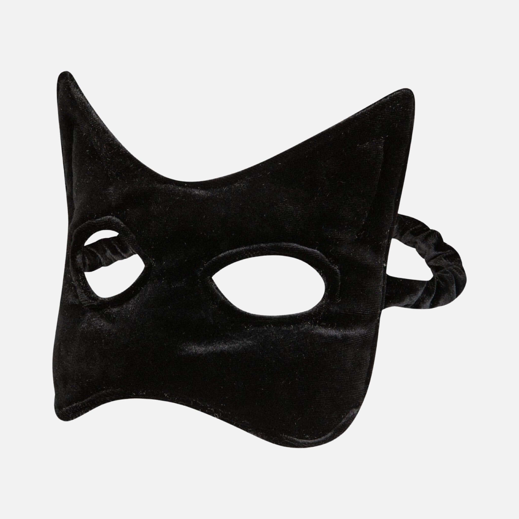 Schwarze Katzenmaske