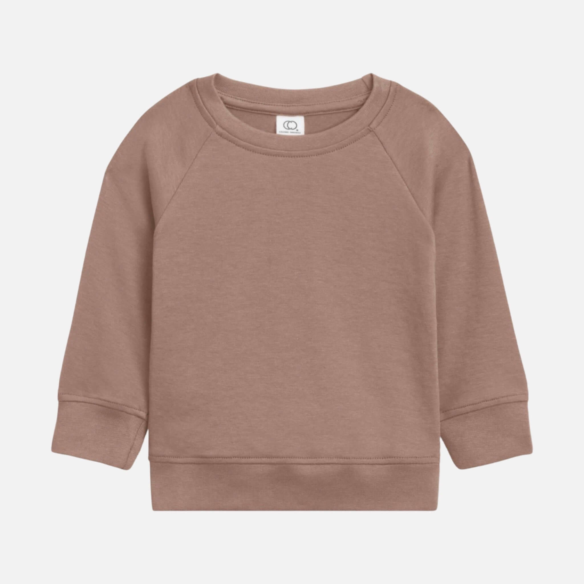 Kinder Bio-Sweatshirt Portland in Trüffel