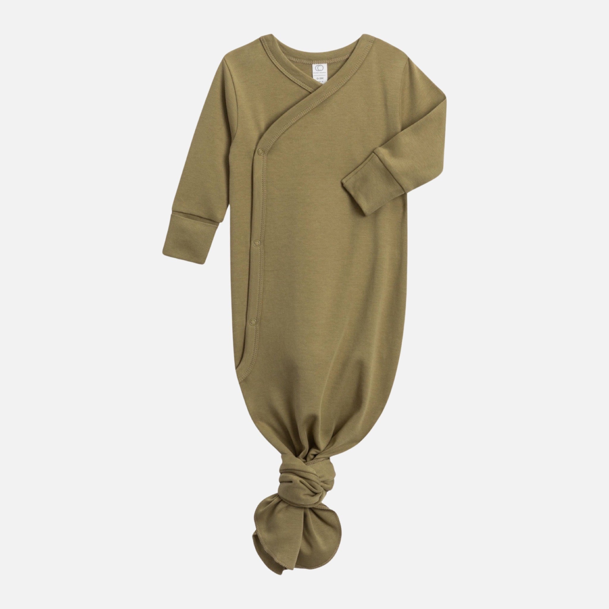 Bio Neugeborenen geknotetes Nachthemd- Herb