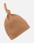 Cappello da bambino biologico con nodo classico - Zenzero