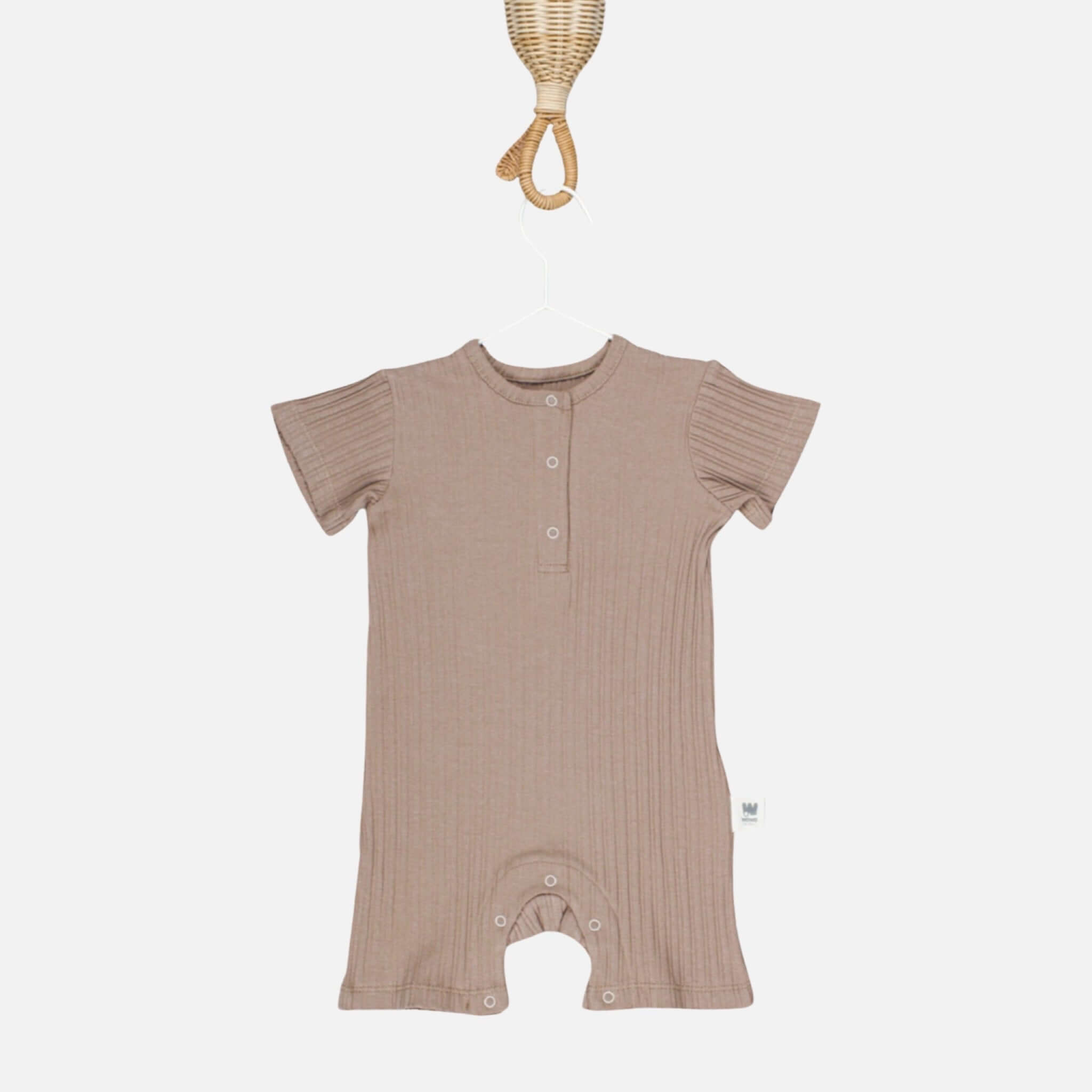 WOWO Schokoladenbraun Strampler für Babys