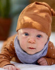 Cappello da bambino biologico con nodo classico - Zenzero
