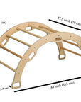 Montessori Kletterbogen aus Holz – Stars