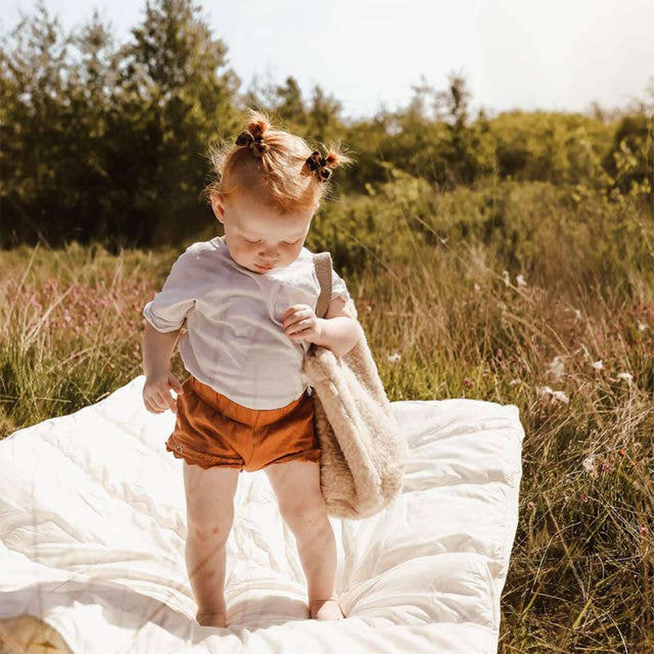 Borsa da trasporto KiCo Label per bambini realizzata al 100% in lana