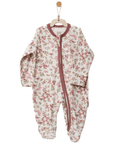 Baby-Strampler mit Reissverschluss & Blumenmuster – Floral Dreams