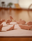 7-teiliges Holzspielzeug-Set, Meerestier-Figuren
