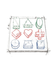 Montessori Holzpuzzle Spielbrett
