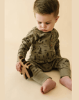 Tutina organica con bottoni - Forest Folk