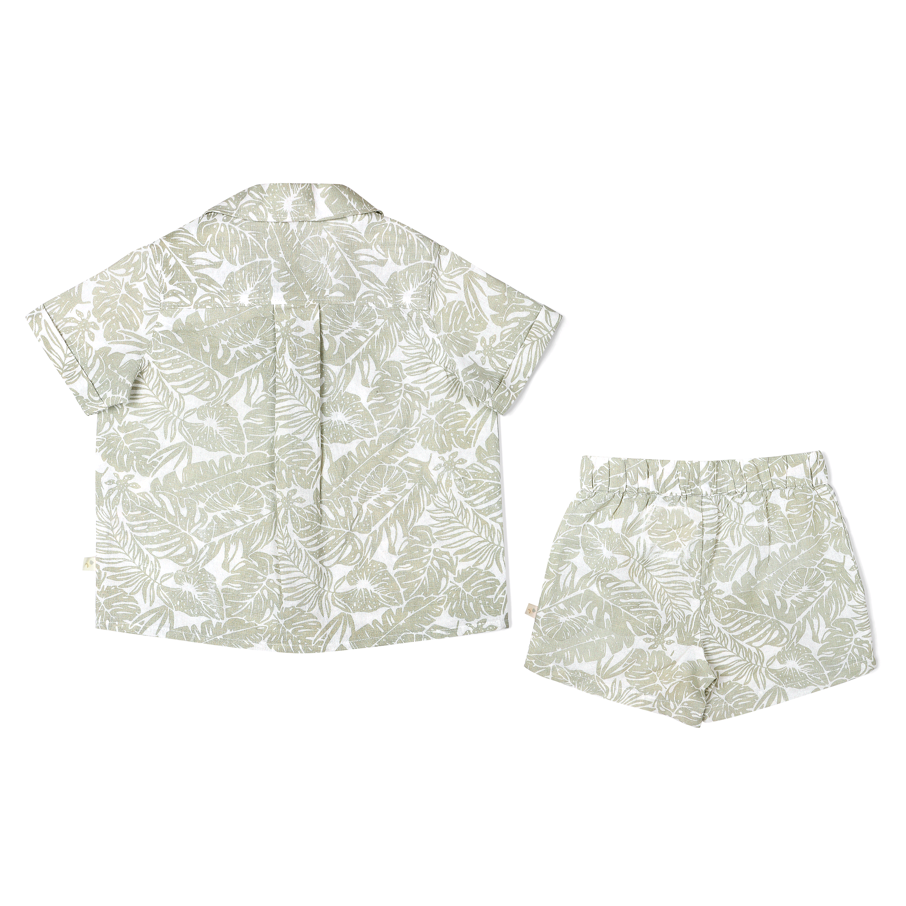 Ensemble chemise et shorts bio - Palms
