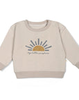 Sweatshirt aus Bio-Fleece - My Little Sunshine
