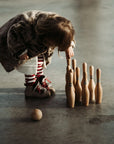 Bowling natürliches Holzspiel