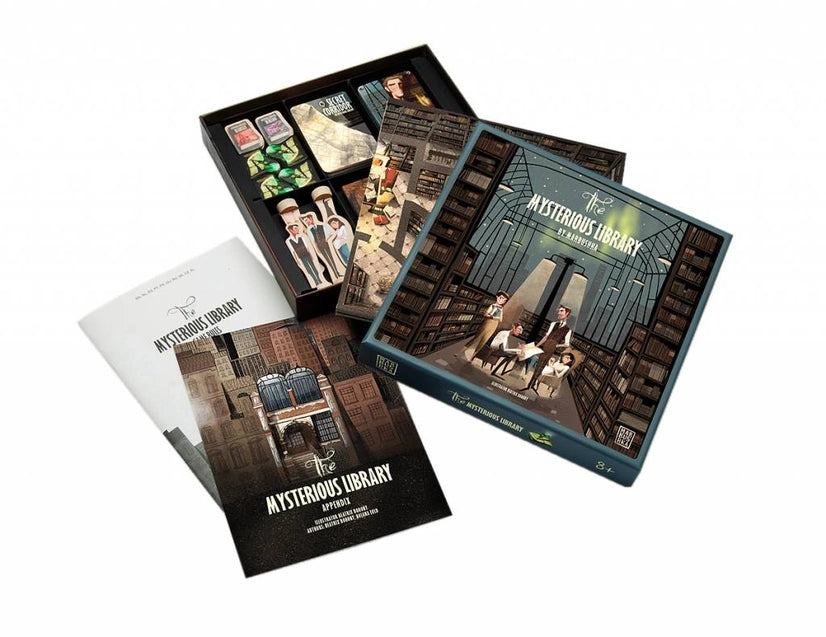 Marbushka Brettspiel 8+ La Biblioteca Misteriosa