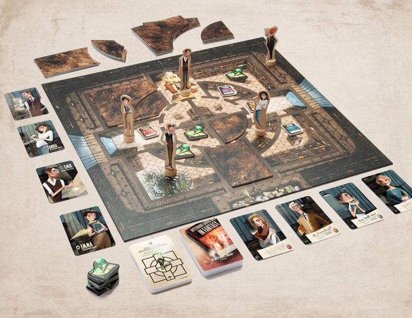 Marbushka Brettspiel 8+ La Biblioteca Misteriosa