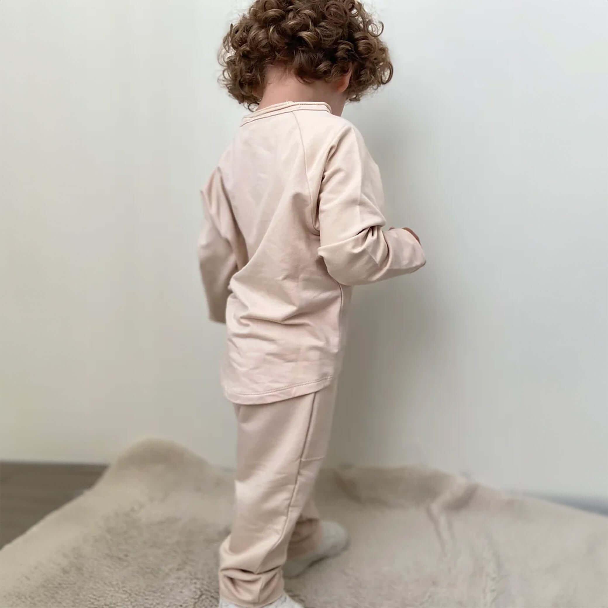 2-teiliges BabySet - Ober und Unterteil - Beige