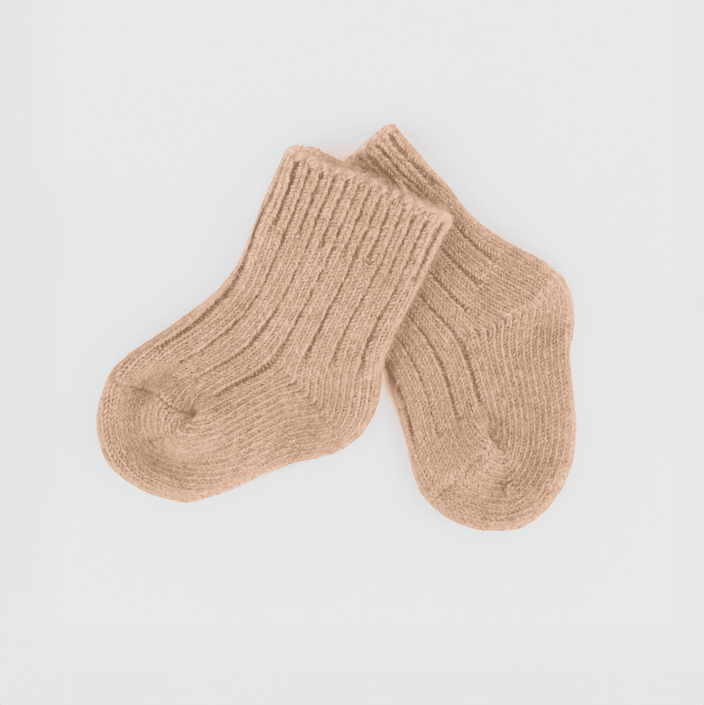 Baby Kamelwolle Socken