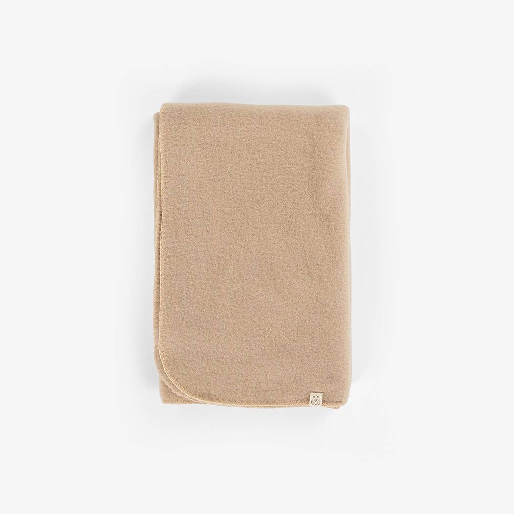 Morbida coperta KiCo Label realizzata al 100% in lana merino