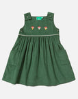 Besticktes Toadstool Cord Pinny Kleid - Cheeky Nomads