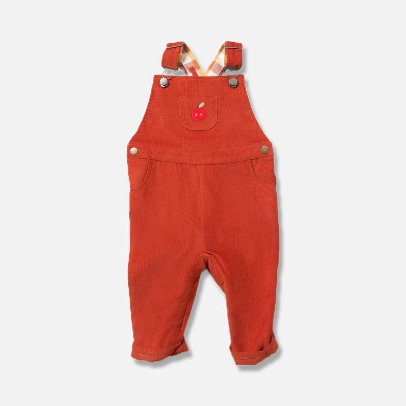 Embroidered Classic Apple Corduroy Jumpsuit - Cheeky Nomads