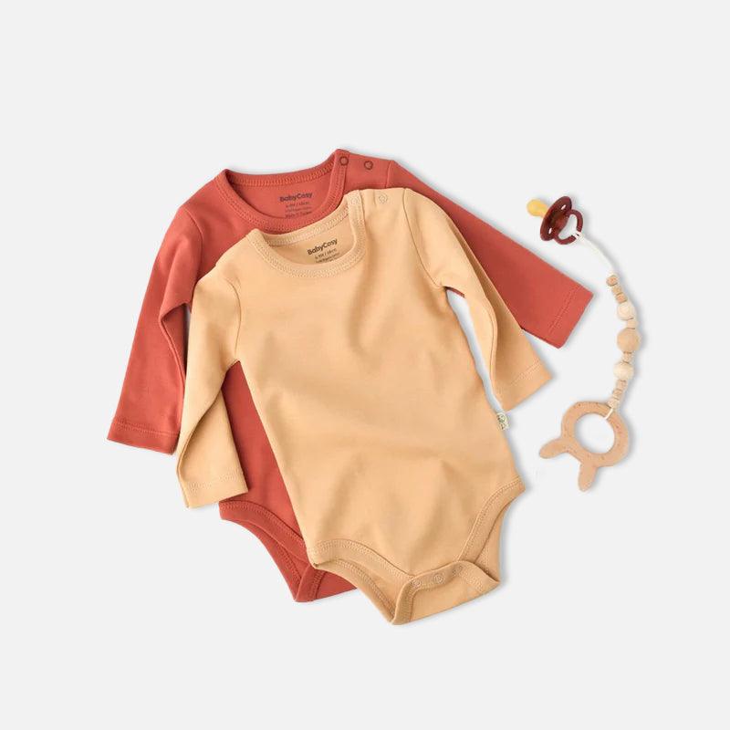 Langärmliger Body aus Bio-Baumwolle – 2er-Pack - Cheeky Nomads