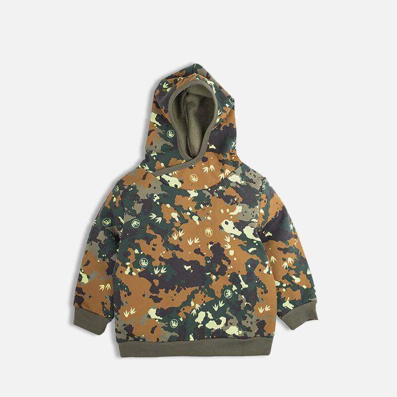 Kapuzen-Sweatshirt mit Camouflage-Muster - Cheeky Nomads