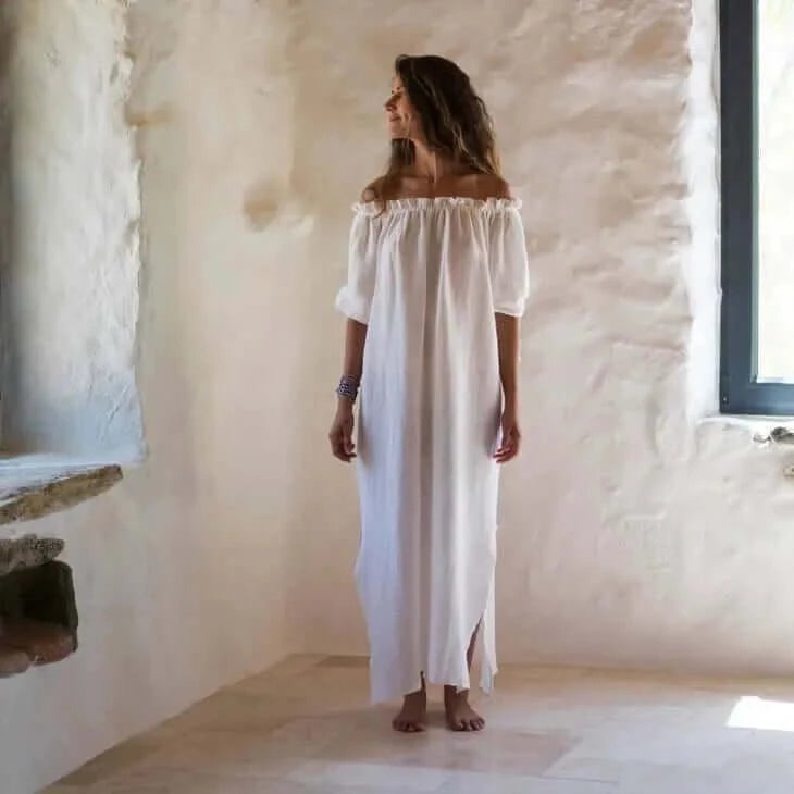 Sile schulterfreies Kleid - Cheeky Nomads