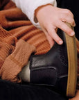 Axelle Lauflernschuhe - Marineblau -  Ökogegerbtes Leder