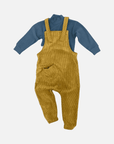 Mehrfarbig Jumpsuit mit Pulli in Mustard - Cheeky Nomads