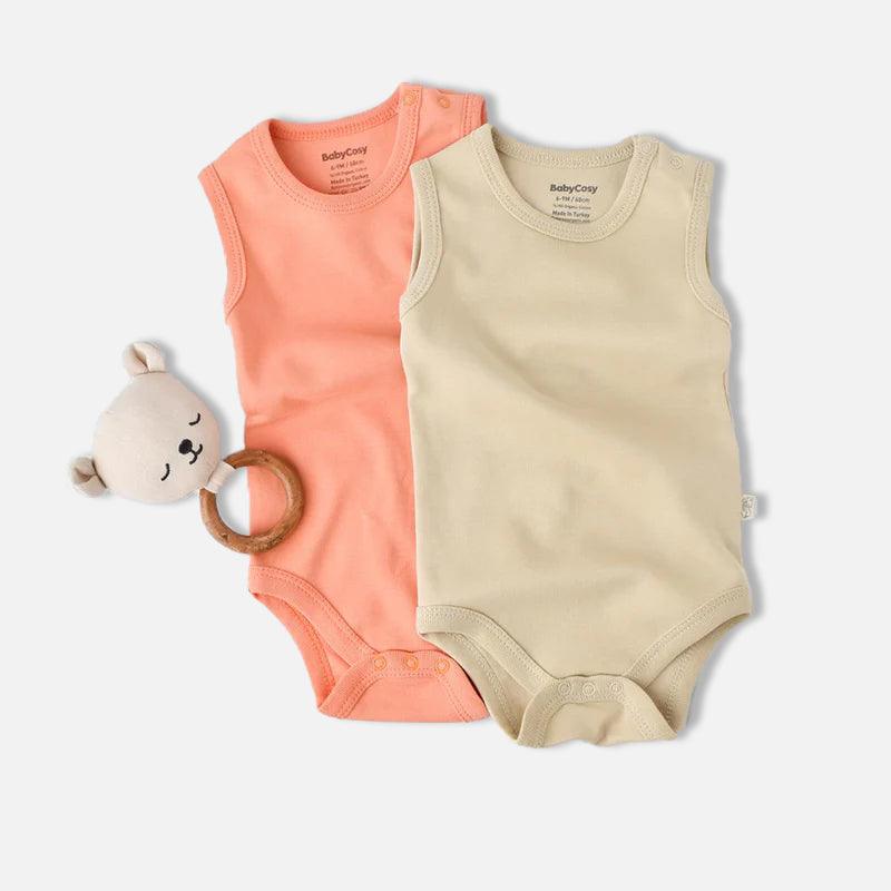 Body aus Bio-Baumwolle, 2er-Pack - Cheeky Nomads