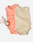 Body aus Bio-Baumwolle, 2er-Pack - Cheeky Nomads