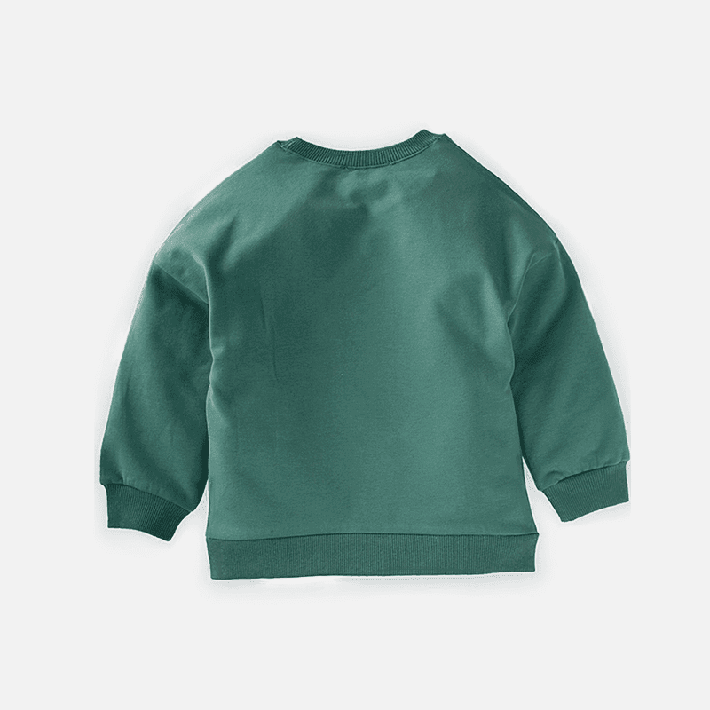 Guitar Embroiderd Sweatshirt - Grün - Cheeky Nomads