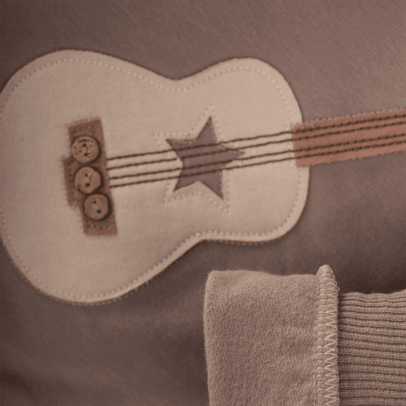 Guitar Sweatshirt- Dunkelgrau - Cheeky Nomads