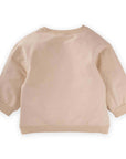 Fruit Embroidered Sweatshirt- Sand - Cheeky Nomads