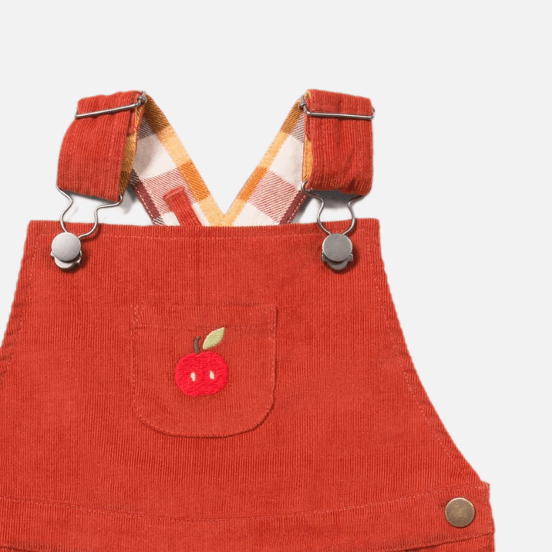 Embroidered Classic Apple Corduroy Jumpsuit - Cheeky Nomads