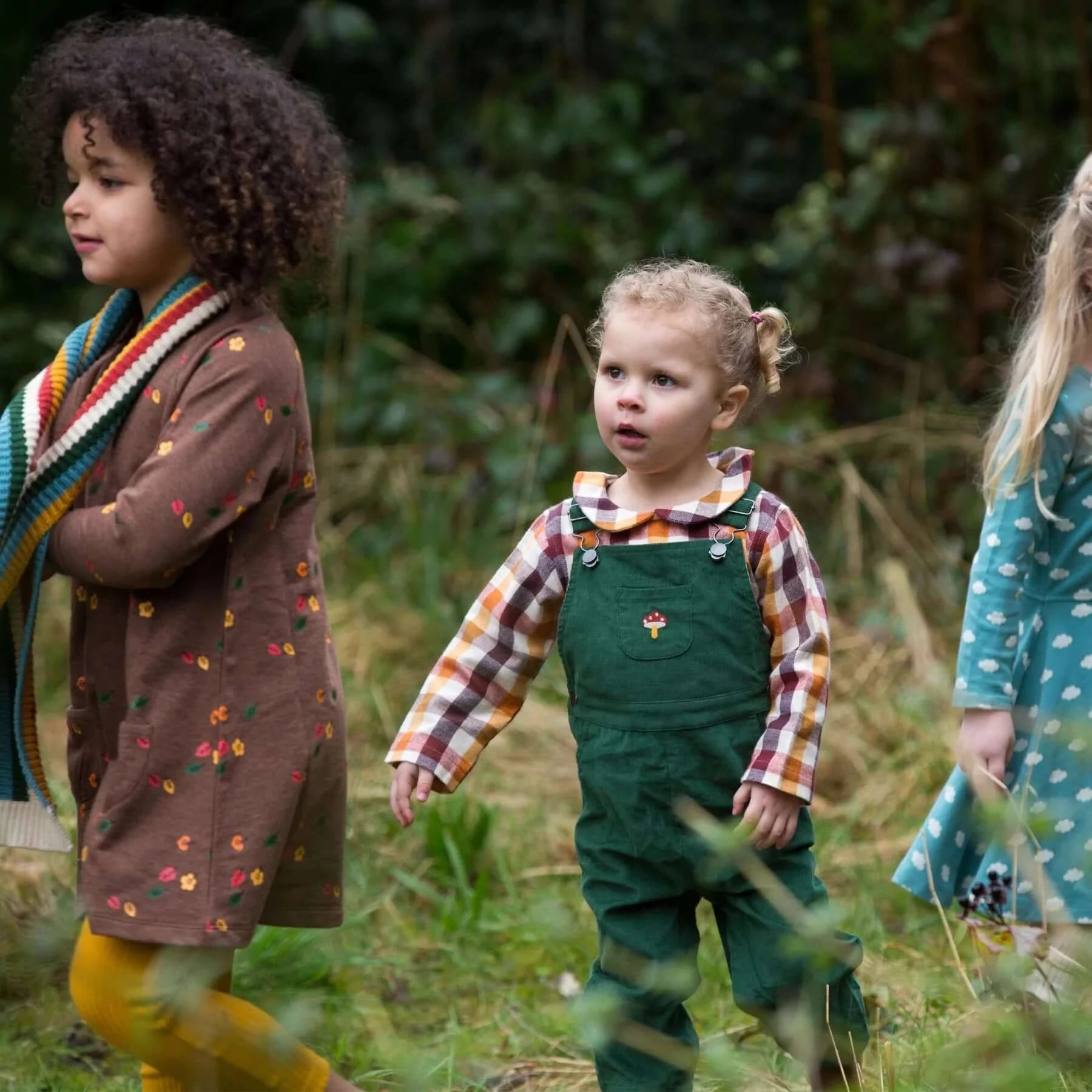 Embroidered Toadstool Classic Corduroy Jumpsuit - Cheeky Nomads