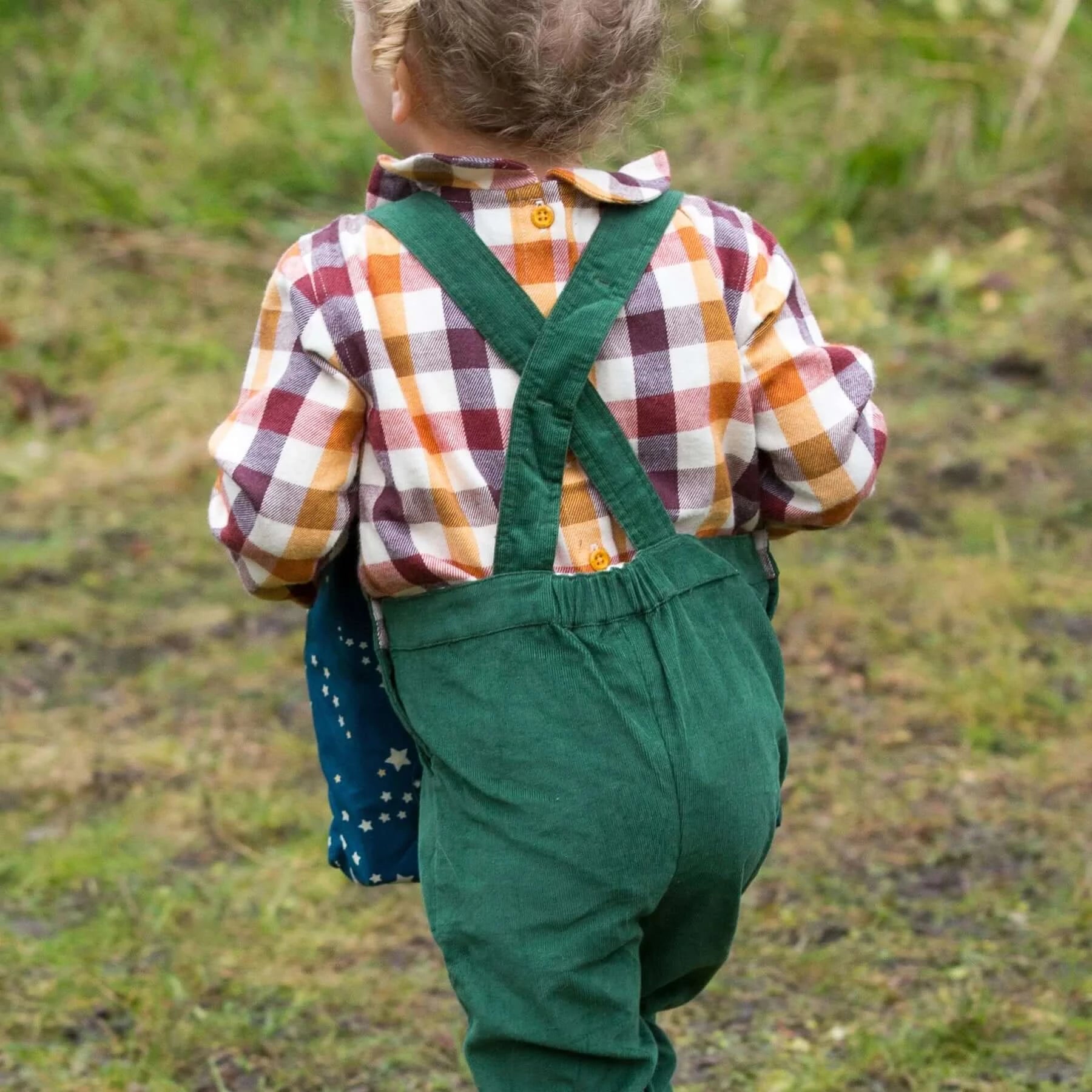 Embroidered Toadstool Classic Corduroy Jumpsuit - Cheeky Nomads