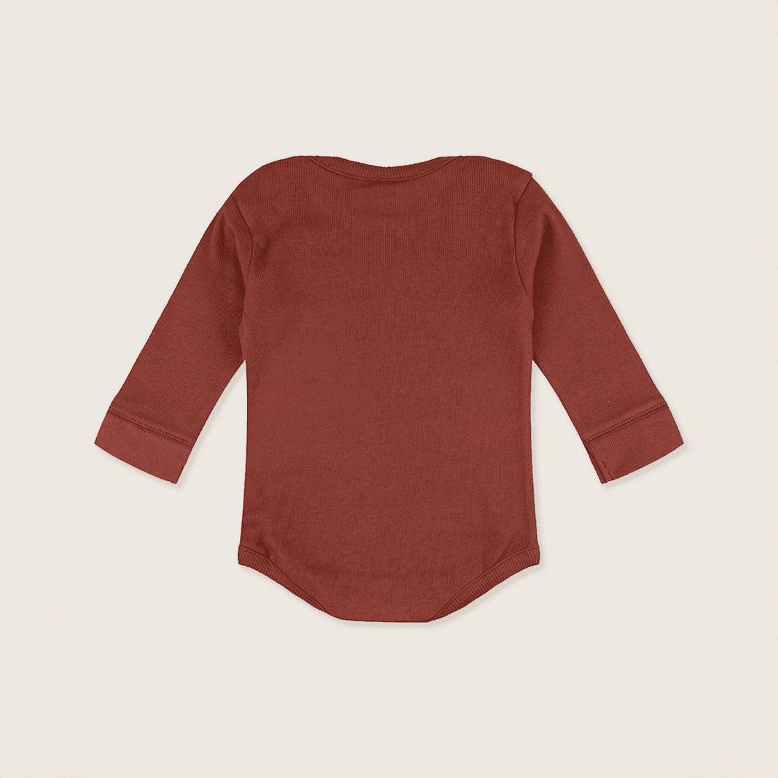 Baby Body Ziegelroter Ripp