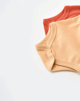 Body aus Bio-Baumwolle – 2er-Pack- Cinnamon/Mustard - Cheeky Nomads